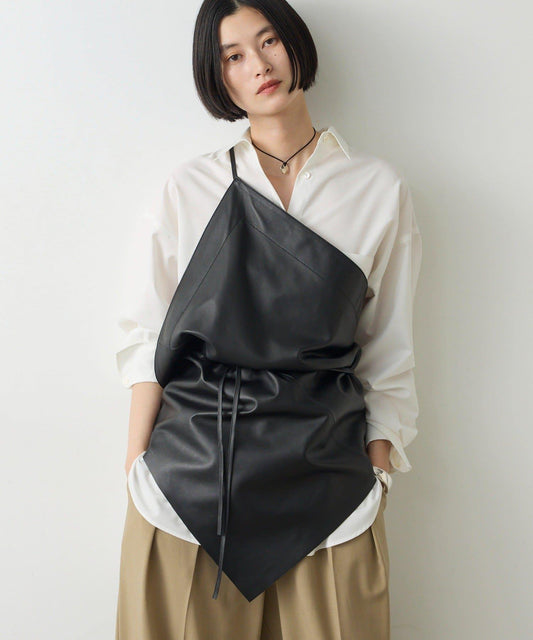 Leather Wrap Bustier