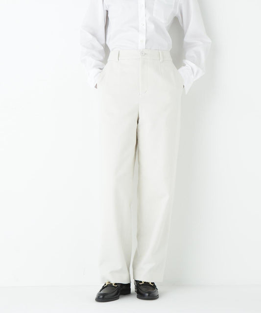 ≪Multi-size expansion≫ Rewritten Cloth Semi Wide Pants