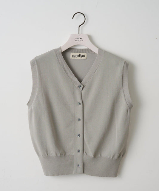 [paradigm] Cotton Modal Compact Vest