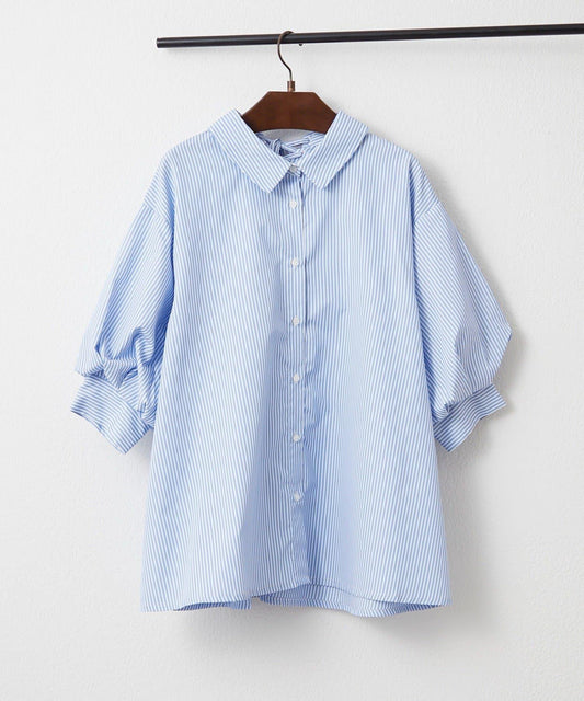 [For Office Coats] Volume Sleeve Blouse