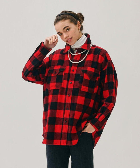 BUFFALO CHECK WORK SHIRTS 【UNISEX】 / Check Pattern Work Shirt