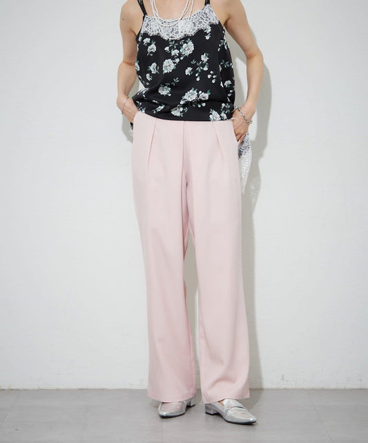 [M/L size available] Straight Tuck Pants