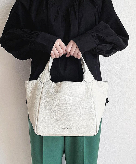 [Made in Japan/Ceremony] Shrink Leather Handbag Small