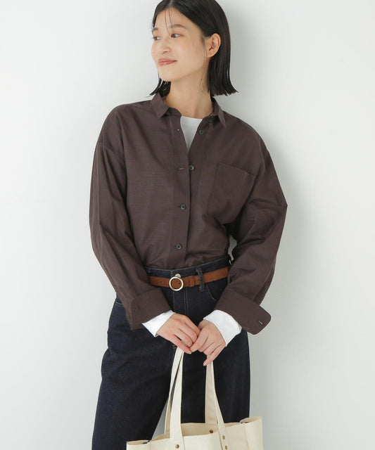 Gingham Check Overshirt