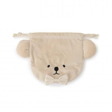 pupu&tete Fluffy Drawstring Bag