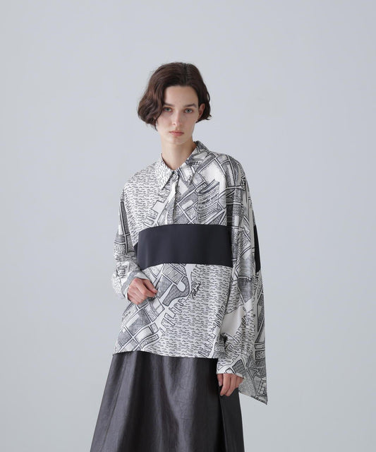 City Atlas Print Blouse