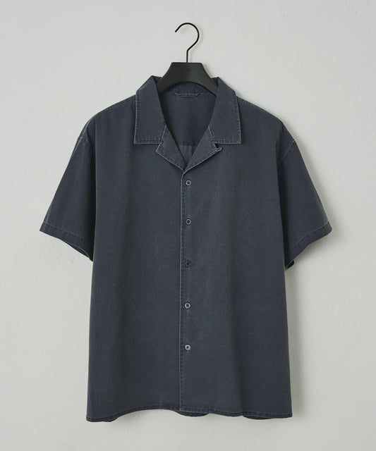 Pigment Open Collar Shirt