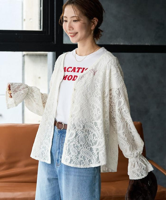 Paisley Mole Lace 2-Way Blouse [Limited Release]