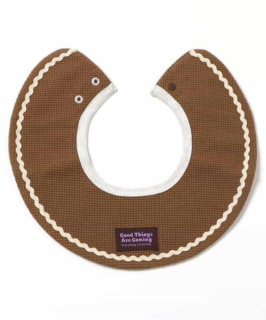 Waffle Color Block Reversible Bib (with Waterproof Sheet)