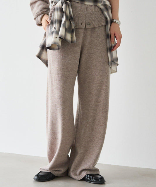 Wool/Cashmere Knit Pants