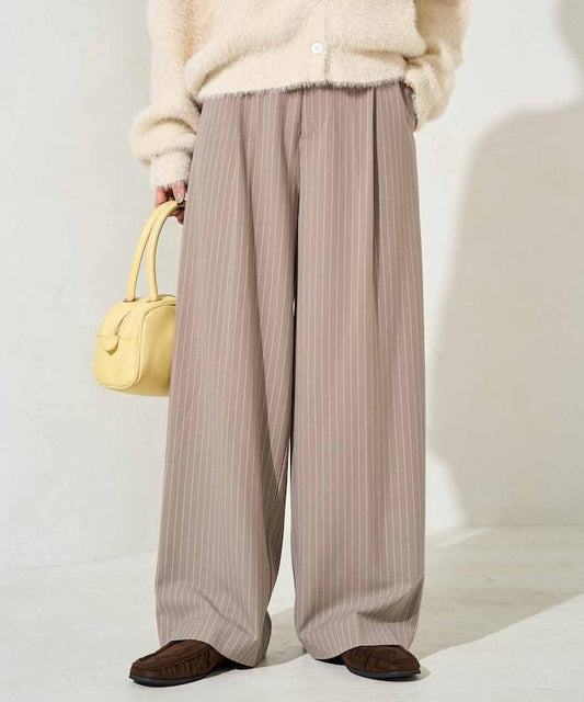 Pinstripe Slacks Pants [Limited Distribution]