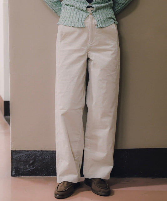 【CINAMOD】CORDUROY COCOON-SILHOUETTE PANTS