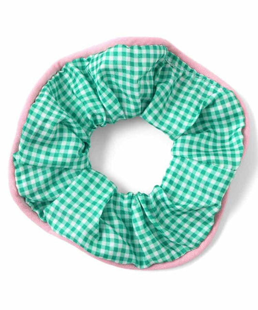 Gingham Check Scrunchie